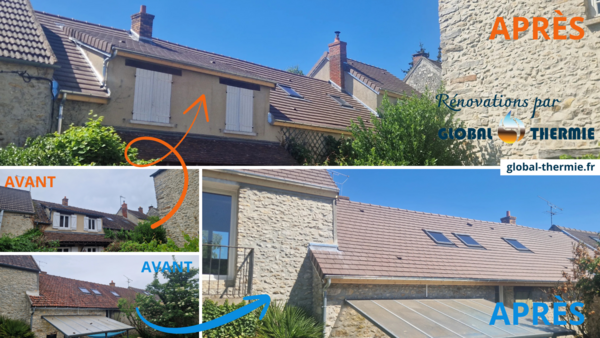 Réfection réussie d'une toiture ancienne